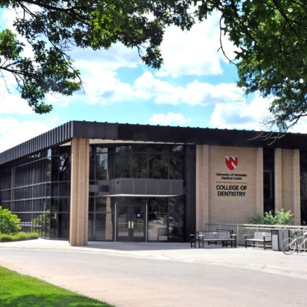 Outside view of dental school building