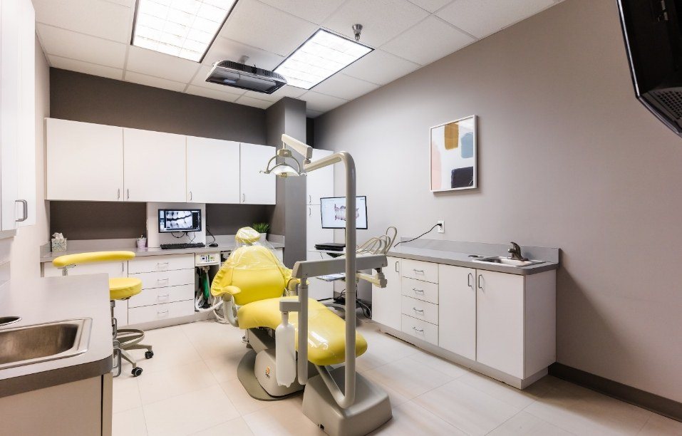 State of the art dental exam room