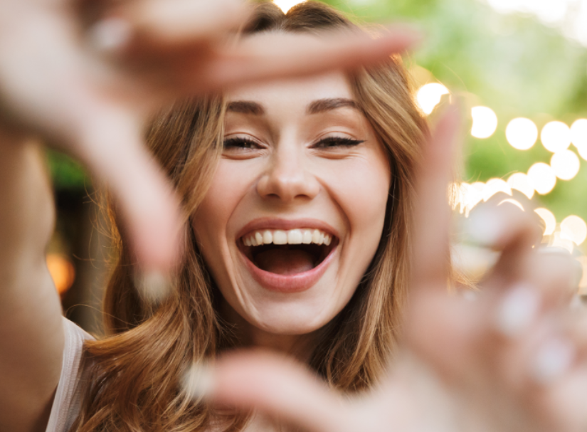 Smiling woman