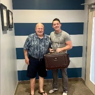 Dental patients in dental office