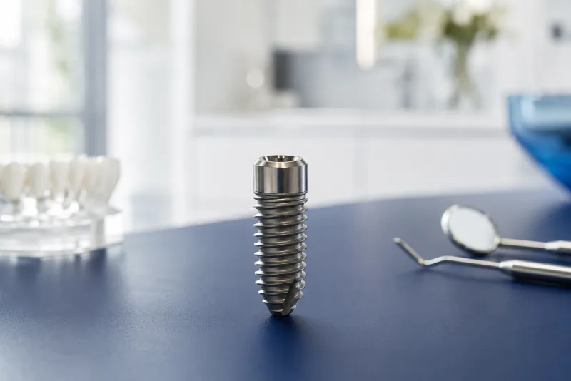 Titanium dental implant used at Westpark Village Dental in Plano, TX