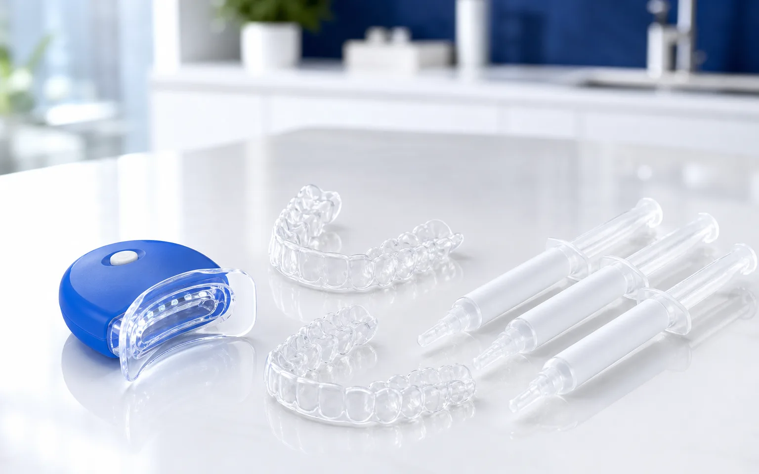 Take-home teeth whitening kit